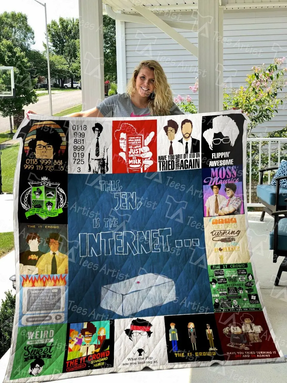 The It Crowd Quilt Blanket 0509 and Home Decor