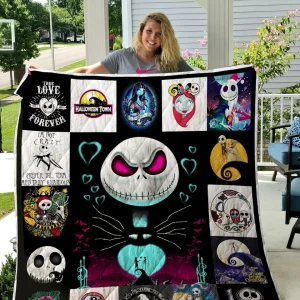 The Nightmare Before Christmas Poster Quilt and Home Decor