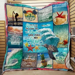 The Ocean Is Calling Hur Quilt ai and Home Decor