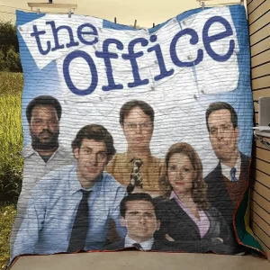 The Office Image Quilt Blanket and Home Decor