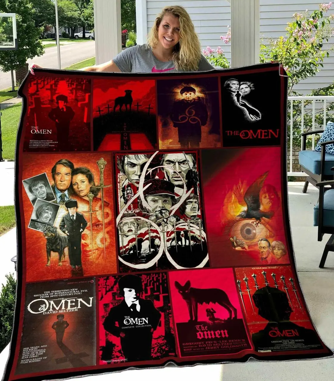 The Omen Blanket Th2906 Quilt and Home Decor