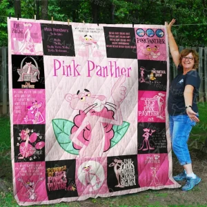 The Pink Panther Quilt Blanket and Home Decor