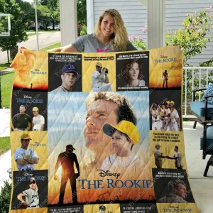 The Rookie Quilt Blanket and Home Decor