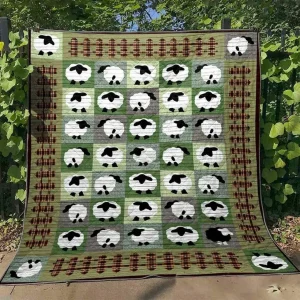 The Sheep Pk270555 Quilt Blanket and Home Decor