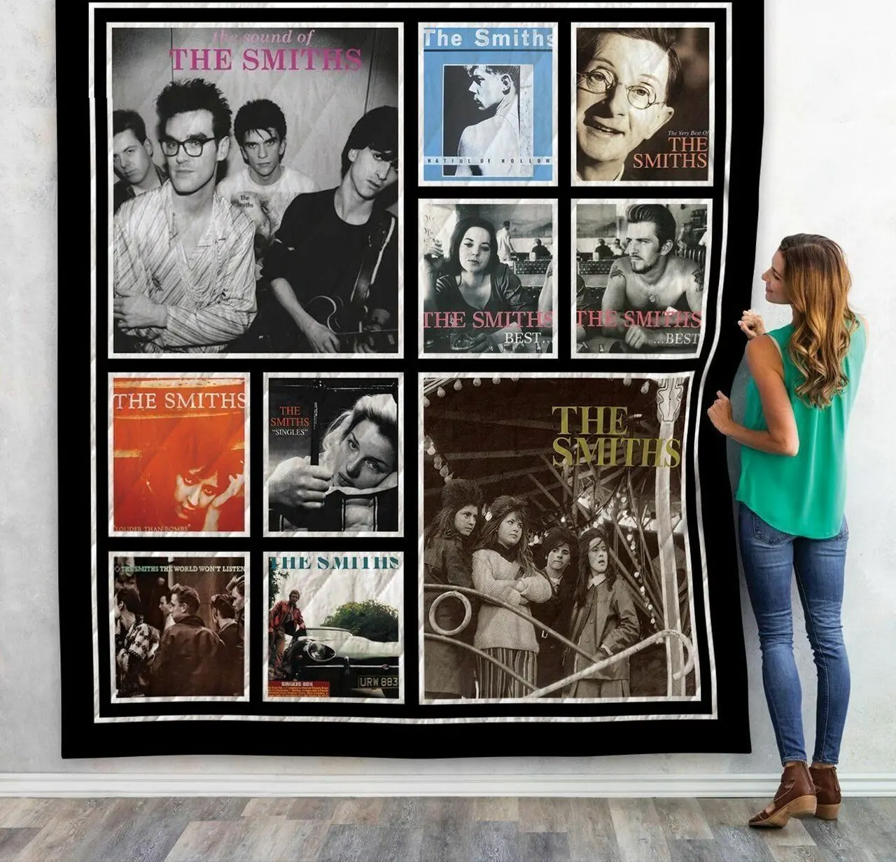 The Smiths Compilation Quilt Blanket For Fans 02 and Home Decor