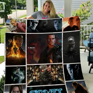 The Terminator Quilt Blanket V2 Quilt and Home Decor