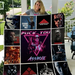 The Terminator Quilt Blanket V3 Quilt and Home Decor