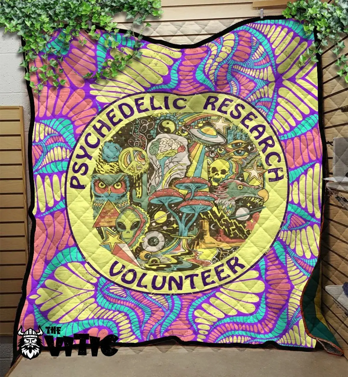 The Vitic™Amazing Psychedelic Quilt Hd06131 and Home Decor