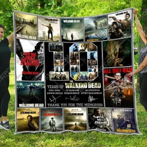 The Walking Dead Quilt Blanket and Home Decor