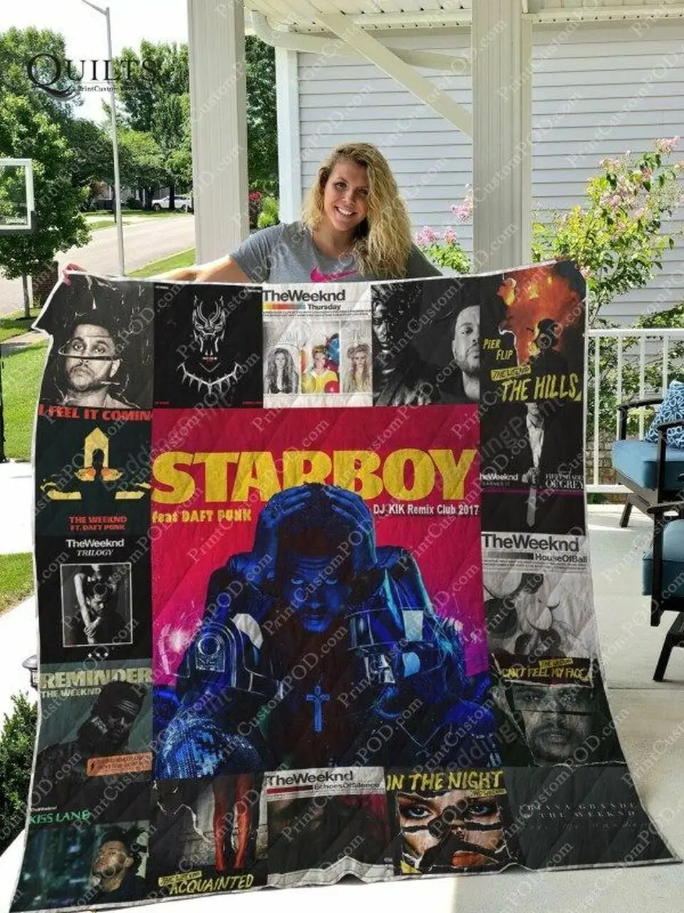 The Weeknd Albums Quilt Blanket and Home Decor