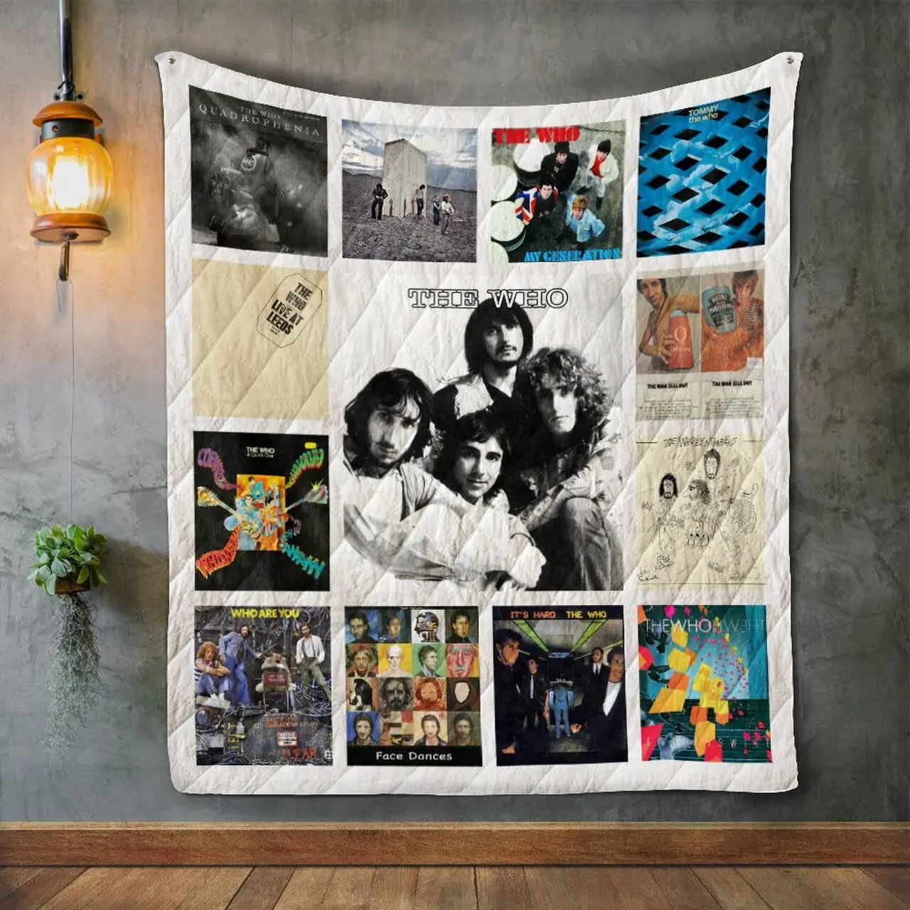 The Who Album Covers Quilt Blanket and Home Decor