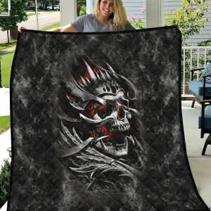 Thevitic™ Skull Quilt Hd04253 and Home Decor