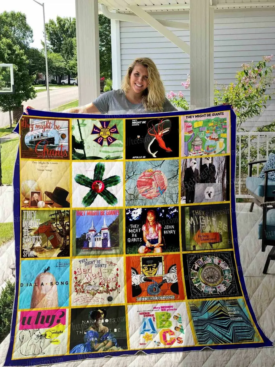 They Might Be Giants Quilt Blanket 01 and Home Decor