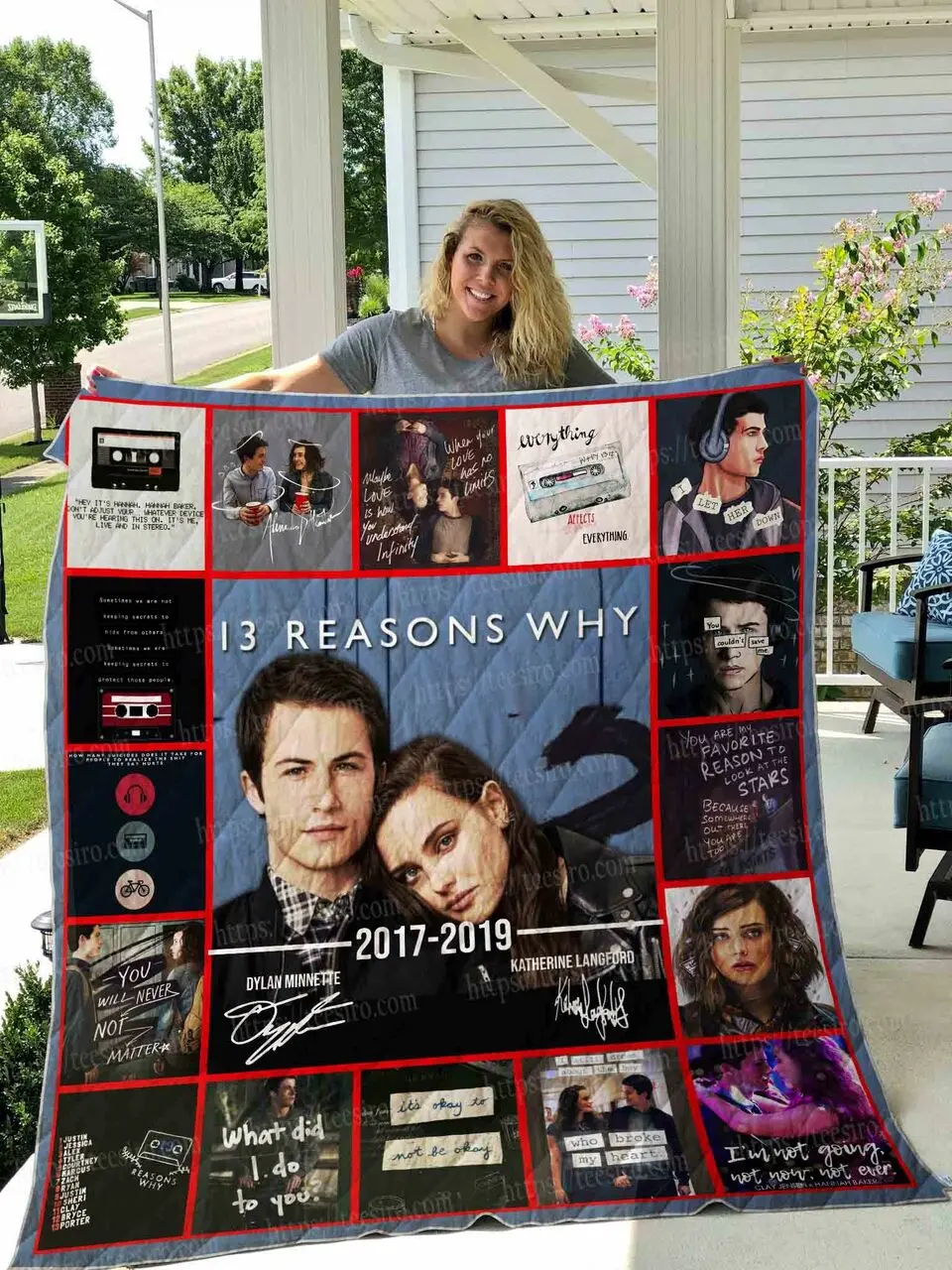 Thirteen Reasons Why Quilt Blanket 01 and Home Decor