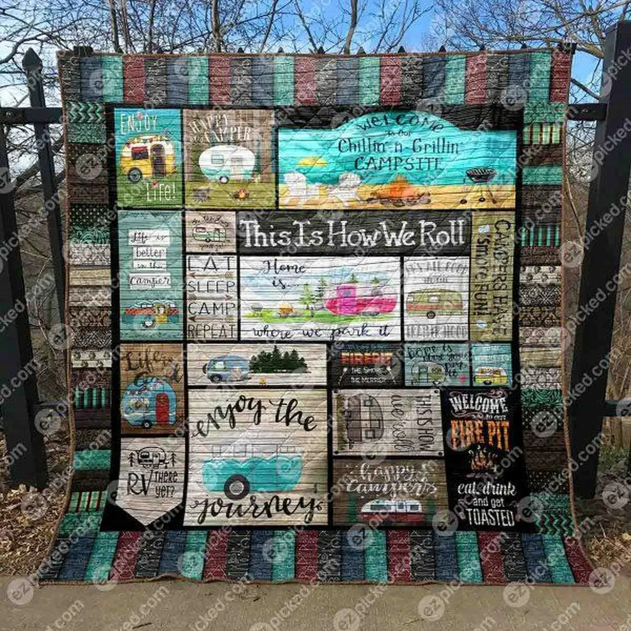 This Is How We Roll Quilt Blanket Ht10 Quilt and Home Decor