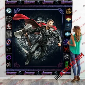 Thor Avenger 2 Marvel Infinity War End Game 3D Customized Quilt Blanket and Home Decor