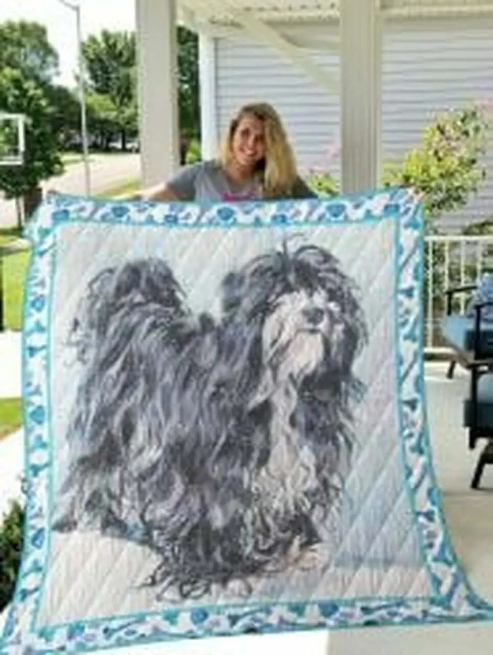 Tibetan Terrier Quilt Blanket Lukj8E Dhc0301903Dd and Home Decor