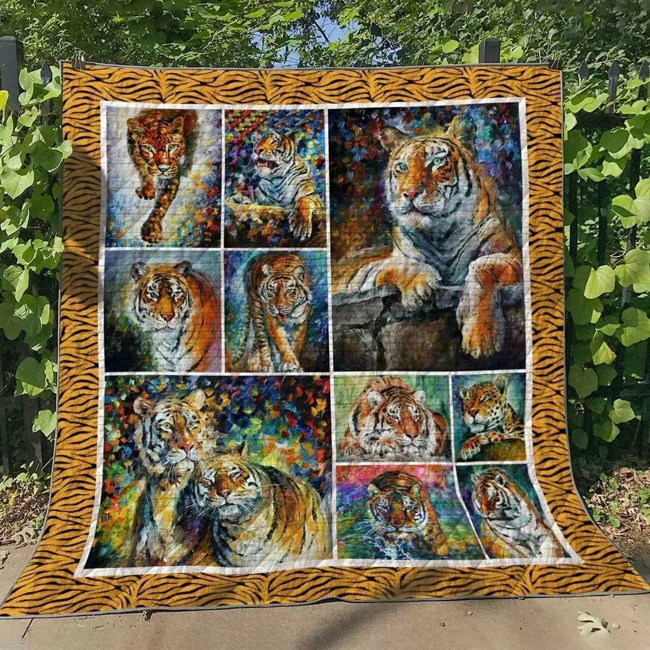 Tiger Cg120619 Quilt Blanket and Home Decor
