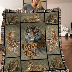 Tiger Quilt Blanket C9B010604Ta and Home Decor
