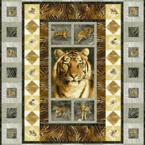 Tiger Quilt Doo and Home Decor