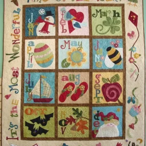 Time Clm190680 Quilt Blanket and Home Decor