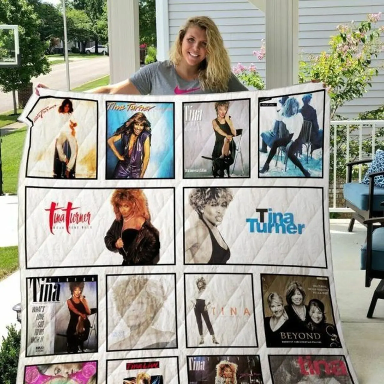 Tina Turner 3D Personalized Customized Quilt Blanket 15 and Home Decor