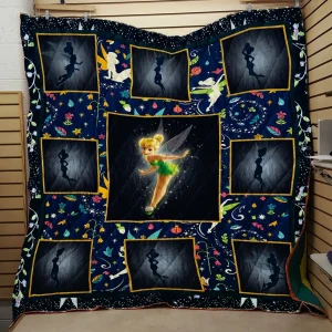 Tinker Bell In Night Quilt V3 Quilt and Home Decor