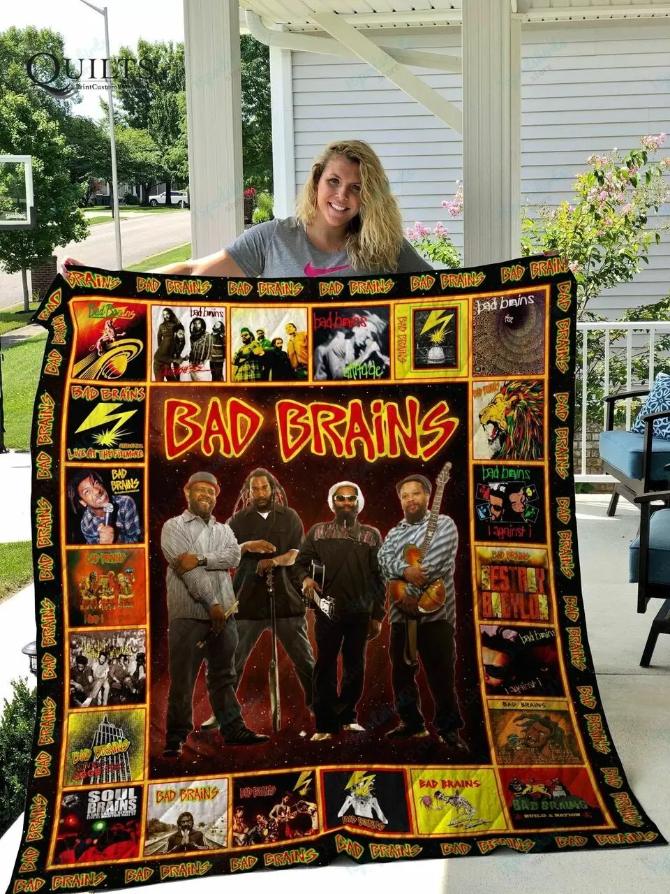 Tlmus Bad Brains Quilt Blanket Ver2 and Home Decor