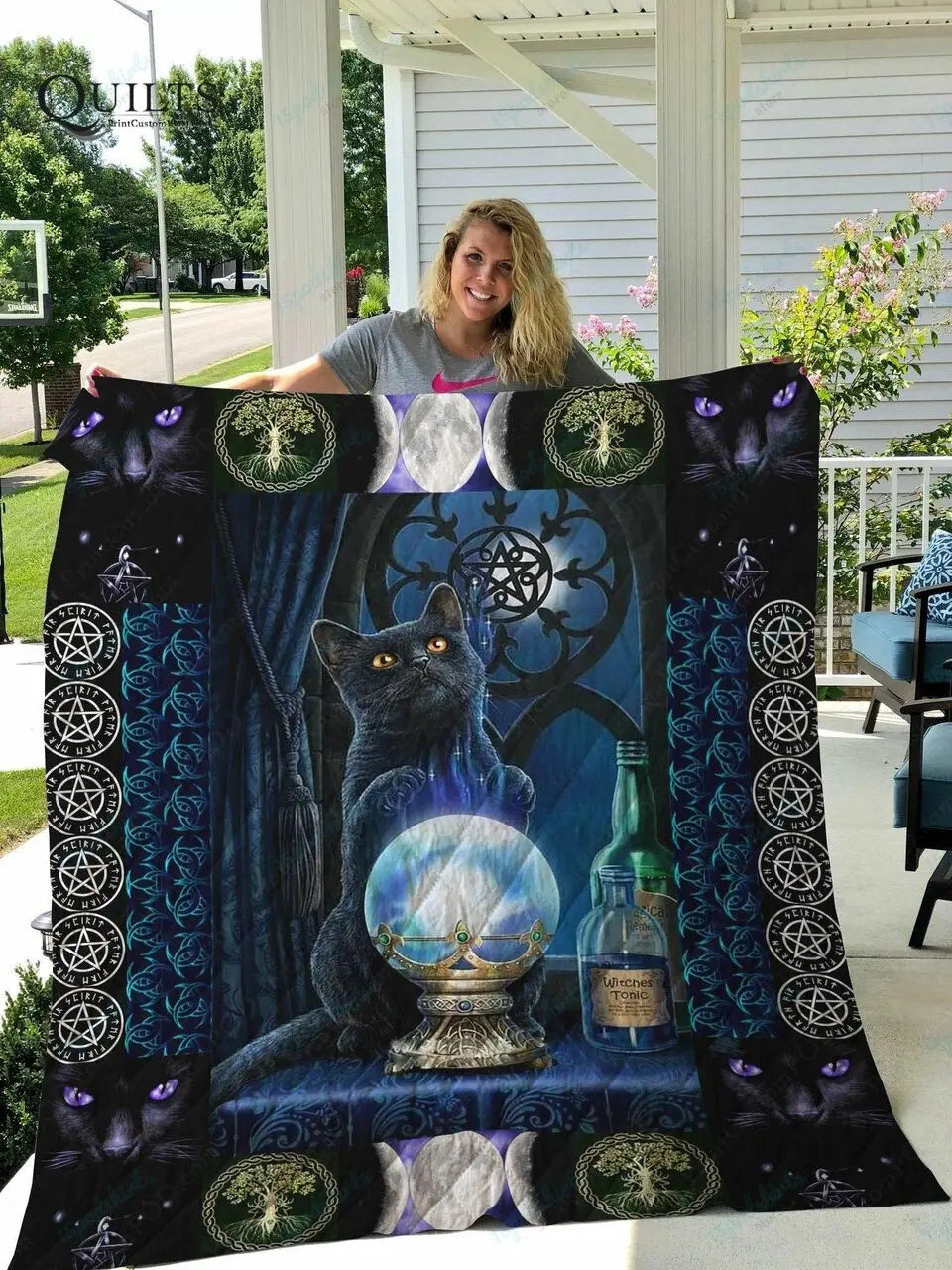 Tlmus Cat Quilt Blanket Ver 29 and Home Decor