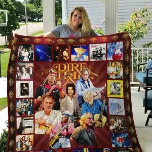Tlmus Dire Straits Quilt Blanket and Home Decor