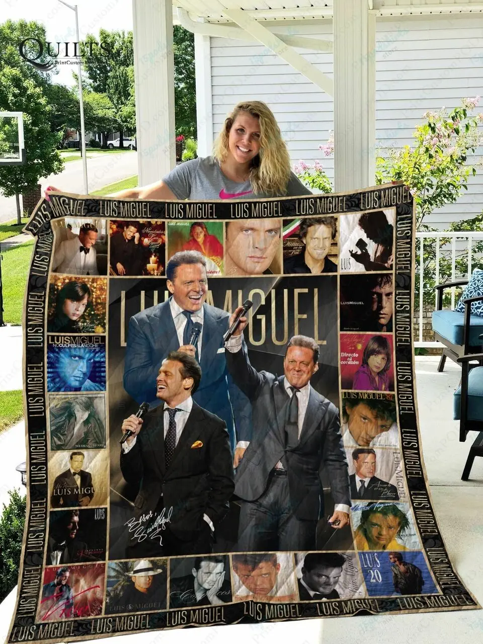 Tlmus Luis Miguel Quilt Blanket and Home Decor