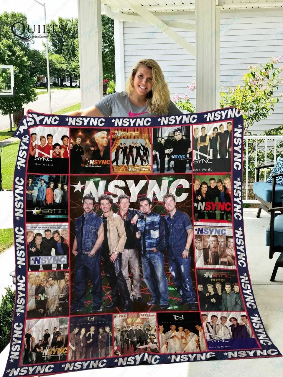Tlmus Nsync Quilt Blanket and Home Decor