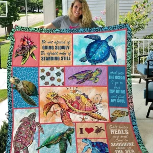 Tlmus Turtle Quilt Blanket Ver2 and Home Decor