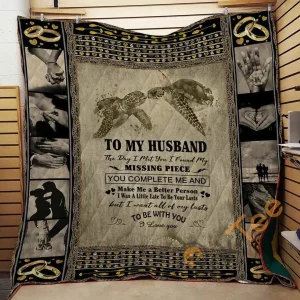 TO MY HUSBAND – MISSING PIECE Blanket TH0907 Quilt and Home Decor