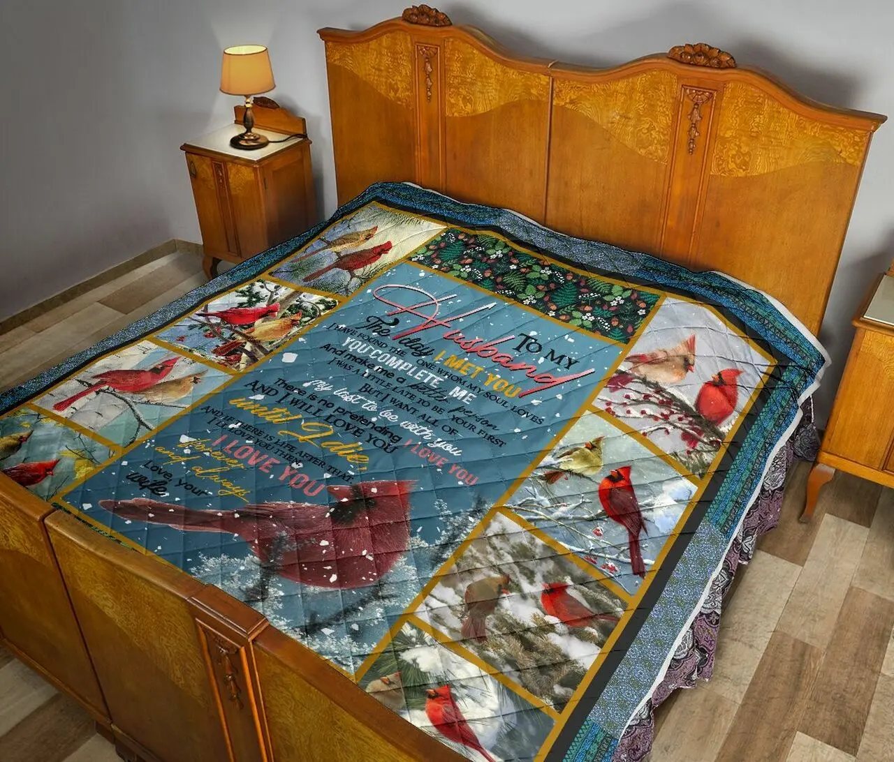 To My Husband Quilt Blanket Dhc02011370Dd and Home Decor