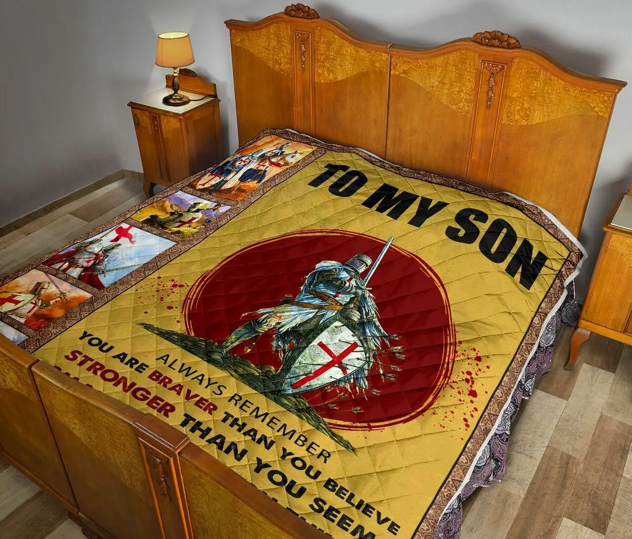 To My Son Quilt Blanket Dhc02011369Dd and Home Decor