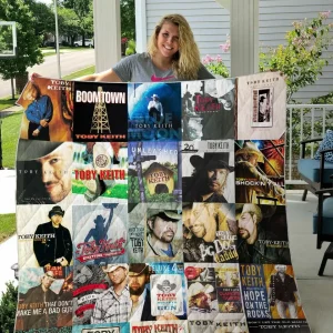 Toby Keith Quilt Blanket and Home Decor