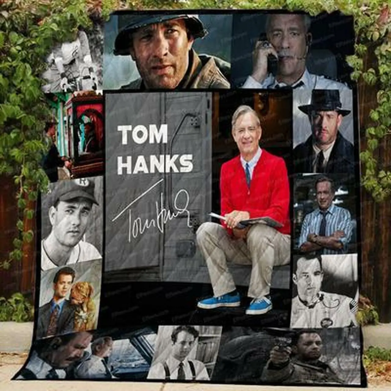 Tom Hanks Best Moments Quilt Blankets Th01 Quilt and Home Decor