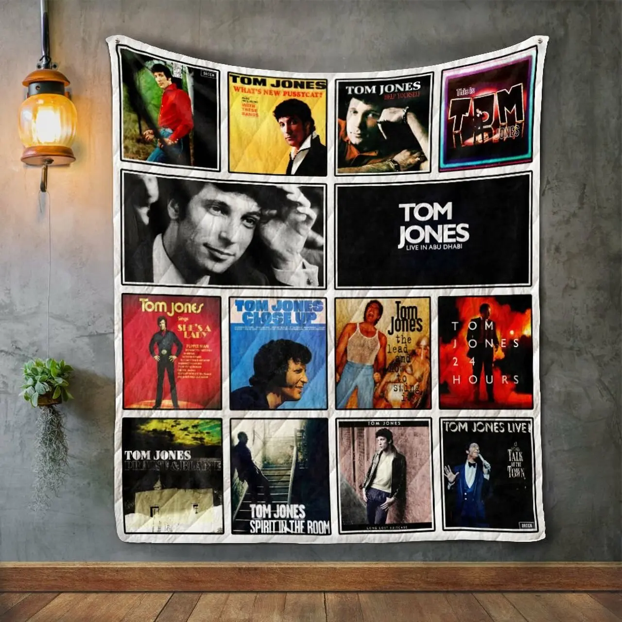 Tom Jones Album Covers Quilt Blanket and Home Decor