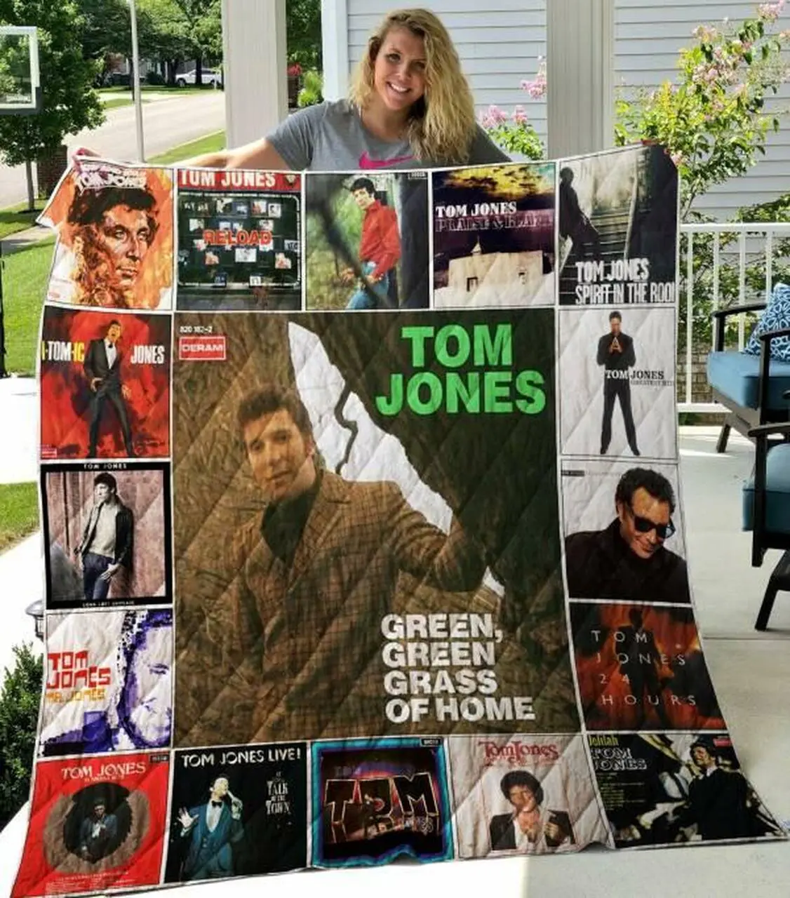 Tom Jones Quilt Blanket Limited Quilt Blanket and Home Decor