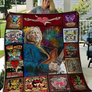 Tom Petty 1 Blanket Th1507 Quilt and Home Decor