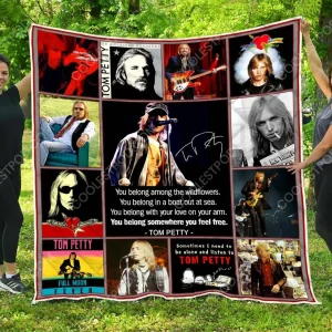 Tom Petty Quilt Blanket and Home Decor