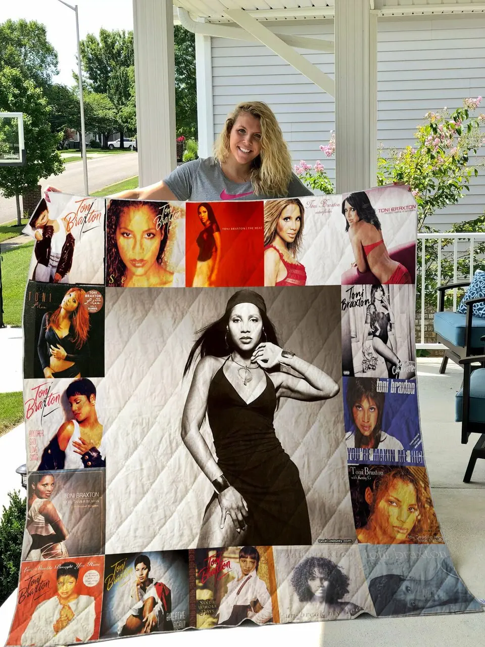 Toni Braxton Quilt and Home Decor