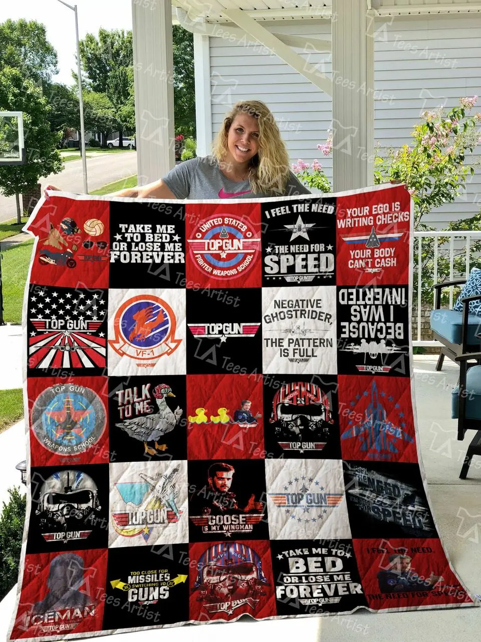 Top Gun Quilt Blanket 01127 and Home Decor