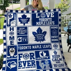 Toronto Maple Leafs Blanket Th2906 Quilt and Home Decor
