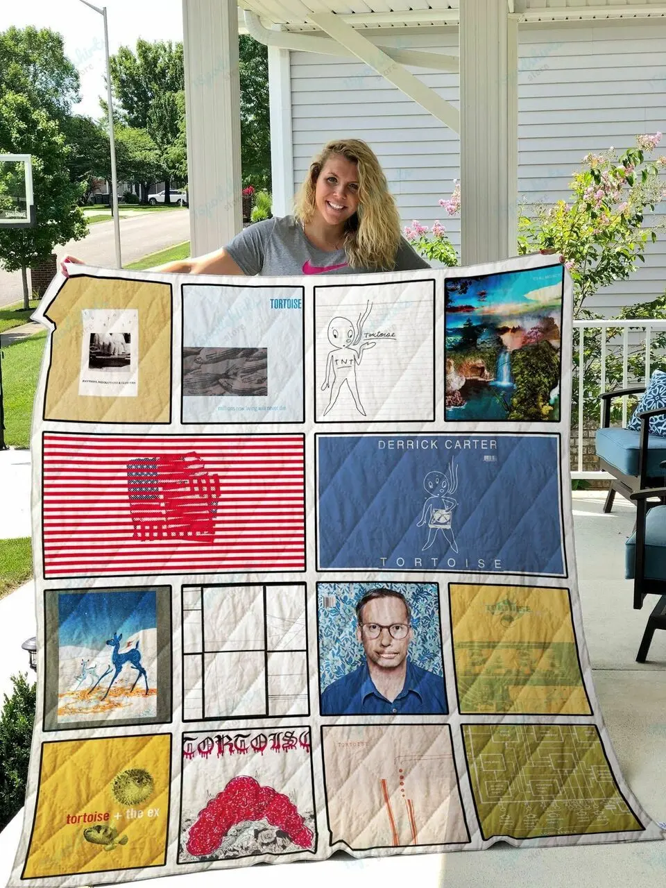 Tortoise Quilt Blanket and Home Decor