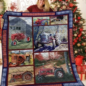 Tractors JFJ13909 3D Customized Quilt 2707 and Home Decor