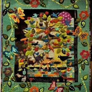 Tree And Birds Hur Quilt sr and Home Decor