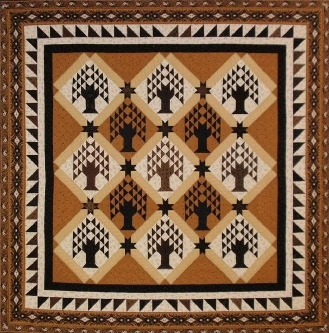 Tree Cla1110494Q Quilt Blanket and Home Decor