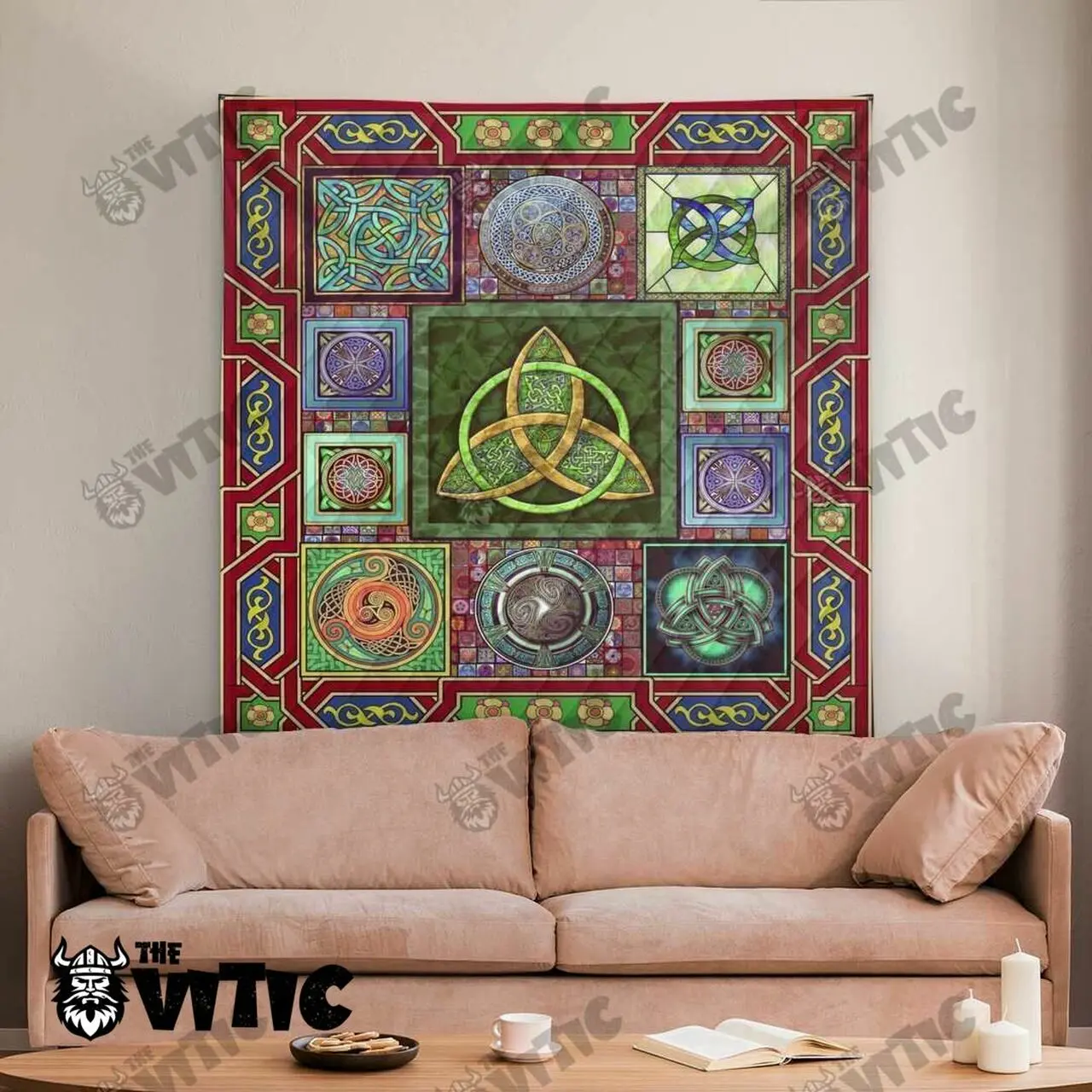 Tree Of Life Quilt Blanket 1251 and Home Decor